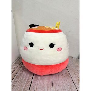 Large Kellytoy Originals Squishmallows Raisy The Ramen Plush 16”